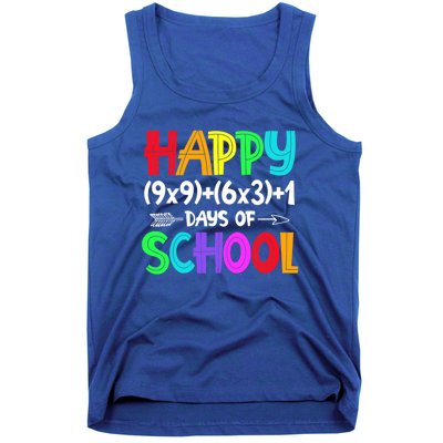 Math Formula 100 Days Of School Gift Math Teacher 100th Day Gift Tank Top