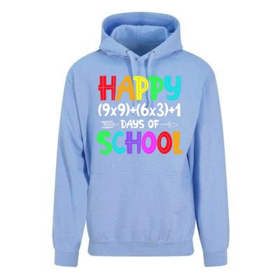 Math Formula 100 Days Of School Gift Math Teacher 100th Day Gift Unisex Surf Hoodie