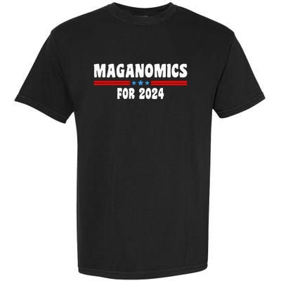 Maganomics For 2024 Donald Trump President Legend Garment-Dyed Heavyweight T-Shirt