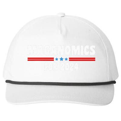 Maganomics For 2024 Donald Trump President Legend Snapback Five-Panel Rope Hat