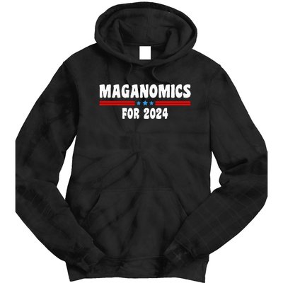 Maganomics For 2024 Donald Trump President Legend Tie Dye Hoodie