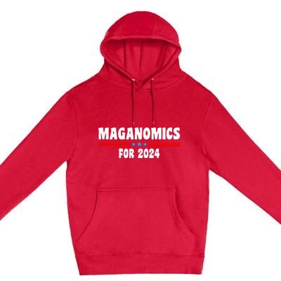 Maganomics For 2024 Donald Trump President Legend Premium Pullover Hoodie