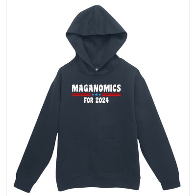 Maganomics For 2024 Donald Trump President Legend Urban Pullover Hoodie