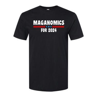 Maganomics For 2024 Donald Trump President Legend Softstyle® CVC T-Shirt