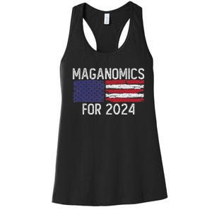 Maganomics For 2024 Trump Women's Racerback Tank