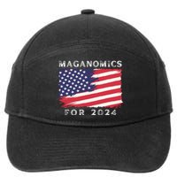 Maganomics For 2024 Trump President Legend 7-Panel Snapback Hat