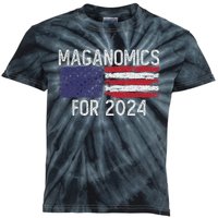 Maganomics For 2024 Trump Kids Tie-Dye T-Shirt