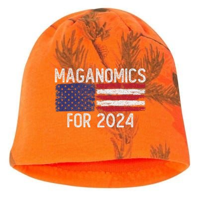 Maganomics For 2024 Trump Kati - Camo Knit Beanie