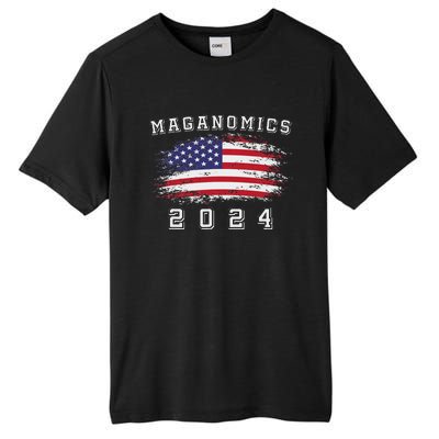 Maganomics For 2024 Trump Tall Fusion ChromaSoft Performance T-Shirt