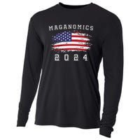 Maganomics For 2024 Trump Cooling Performance Long Sleeve Crew