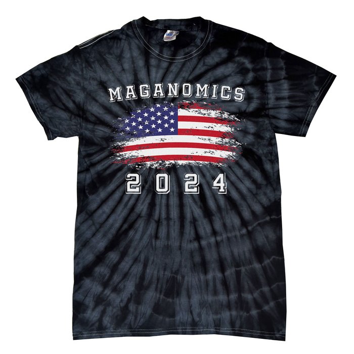 Maganomics For 2024 Trump Tie-Dye T-Shirt