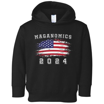 Maganomics For 2024 Trump Toddler Hoodie