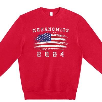 Maganomics For 2024 Trump Premium Crewneck Sweatshirt