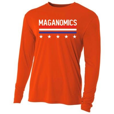 Maganomics For 2024 Trump President Legend Cool Gift Cooling Performance Long Sleeve Crew