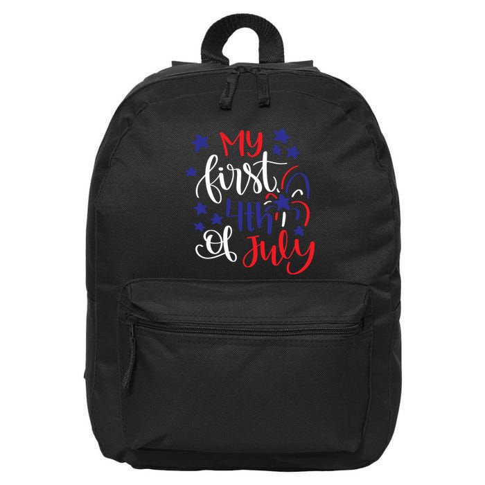 My First 4th Of July Cute Gift 16 in Basic Backpack