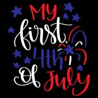 My First 4th Of July Cute Gift Tie-Dye T-Shirt