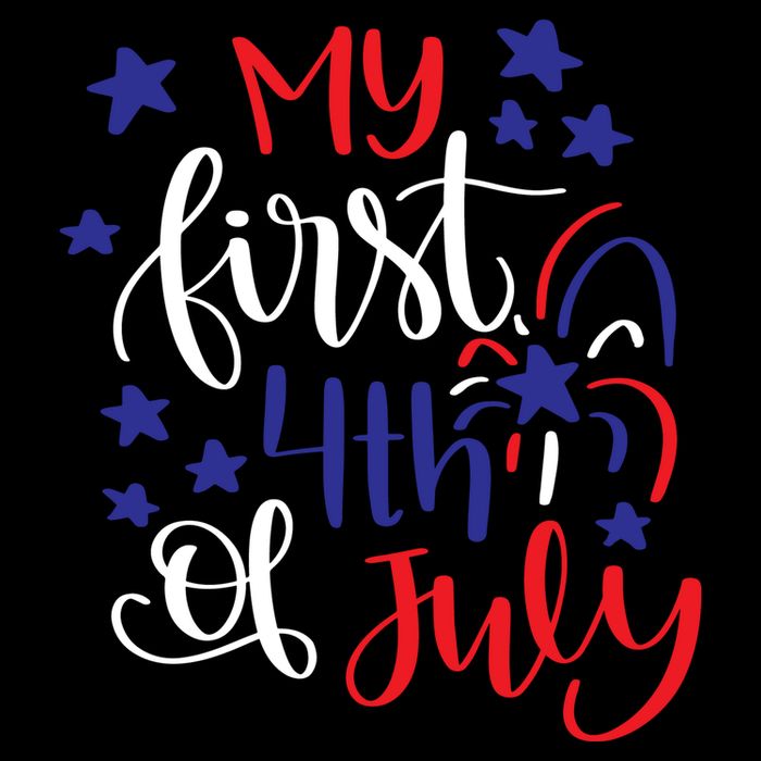 My First 4th Of July Cute Gift Tie-Dye T-Shirt