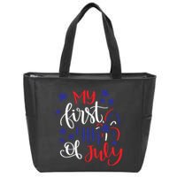 My First 4th Of July Cute Gift Zip Tote Bag