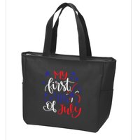 My First 4th Of July Cute Gift Zip Tote Bag
