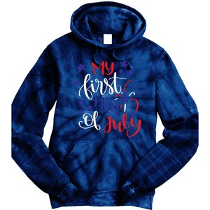 My First 4th Of July Cute Gift Tie Dye Hoodie