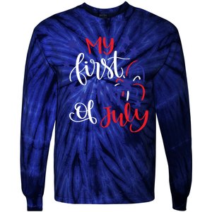 My First 4th Of July Cute Gift Tie-Dye Long Sleeve Shirt