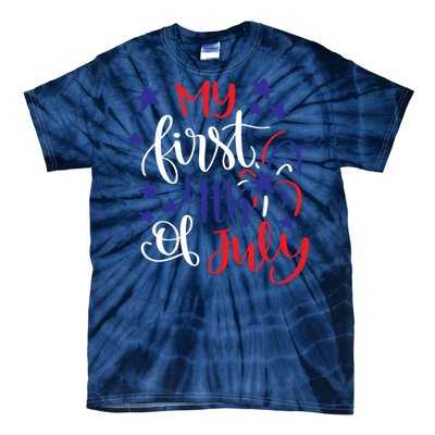 My First 4th Of July Cute Gift Tie-Dye T-Shirt