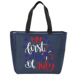 My First 4th Of July Cute Gift Zip Tote Bag