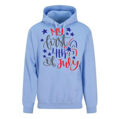 My First 4th Of July Cute Gift Unisex Surf Hoodie