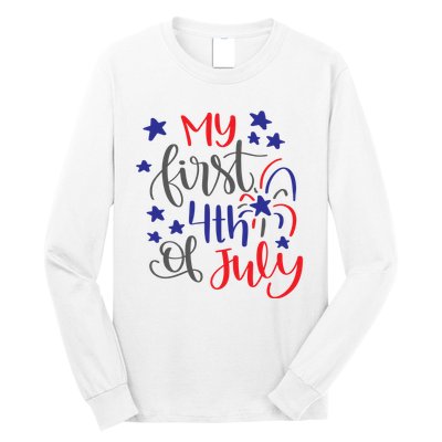 My First 4th Of July Cute Gift Long Sleeve Shirt