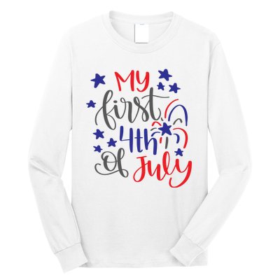 My First 4th Of July Cute Gift Long Sleeve Shirt