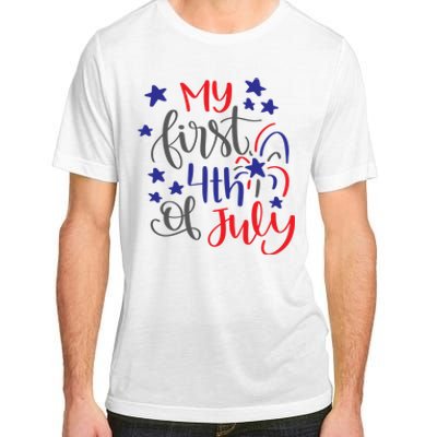 My First 4th Of July Cute Gift Adult ChromaSoft Performance T-Shirt