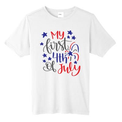 My First 4th Of July Cute Gift Tall Fusion ChromaSoft Performance T-Shirt