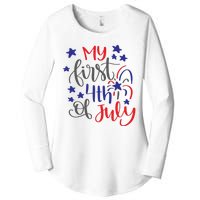 My First 4th Of July Cute Gift Women's Perfect Tri Tunic Long Sleeve Shirt