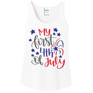 My First 4th Of July Cute Gift Ladies Essential Tank