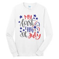 My First 4th Of July Cute Gift Tall Long Sleeve T-Shirt