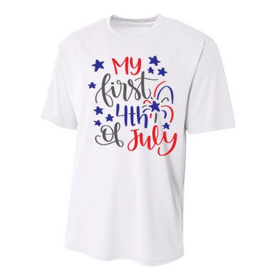 My First 4th Of July Cute Gift Performance Sprint T-Shirt