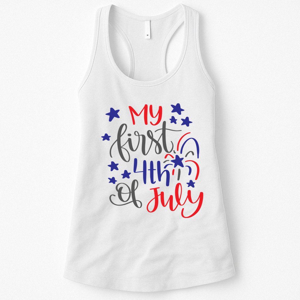 My First 4th Of July Cute Gift Womens Tank Top