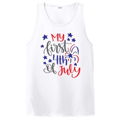 My First 4th Of July Cute Gift PosiCharge Competitor Tank