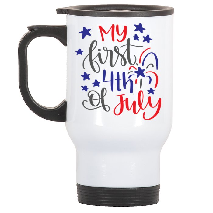 My First 4th Of July Cute Gift Stainless Steel Travel Mug