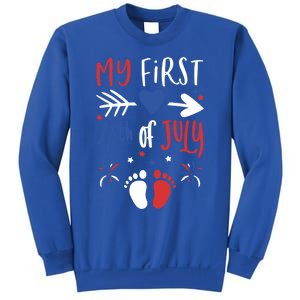 My First 4th Of July Pregnancy Patriotic Reveal Gift Sweatshirt