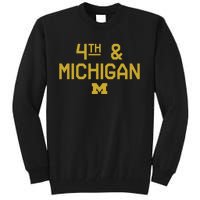 Michigan Football 4th Michigan Tall Sweatshirt