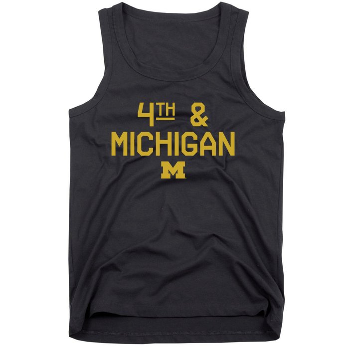 Michigan Football 4th Michigan Tank Top