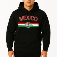 Mexican Flag And Coat Of Arms Mexico Hoodie