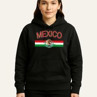 Mexican Flag And Coat Of Arms Mexico Hoodie