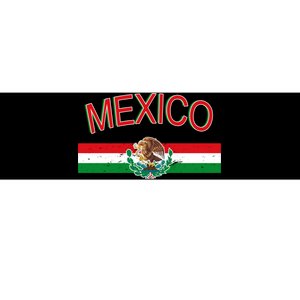 Mexican Flag And Coat Of Arms Mexico Bumper Sticker