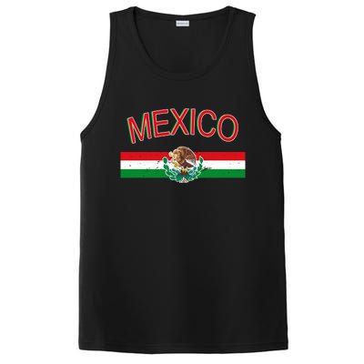 Mexican Flag And Coat Of Arms Mexico PosiCharge Competitor Tank