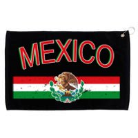 Mexican Flag And Coat Of Arms Mexico Grommeted Golf Towel