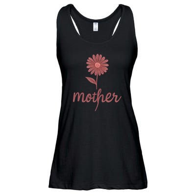 Mother Flower Art Ladies Essential Flowy Tank