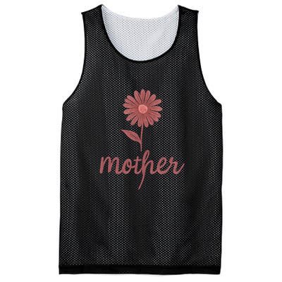Mother Flower Art Mesh Reversible Basketball Jersey Tank