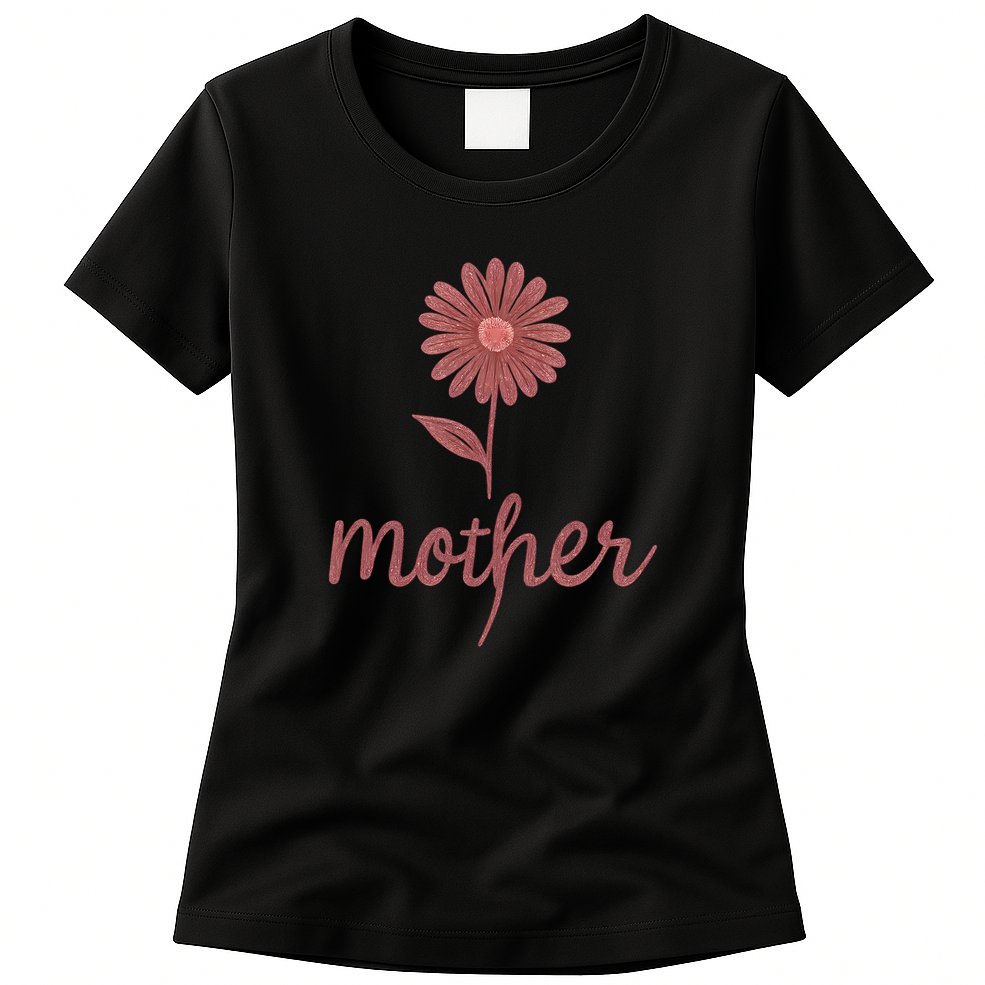 Mother Flower Art Womens T-Shirt